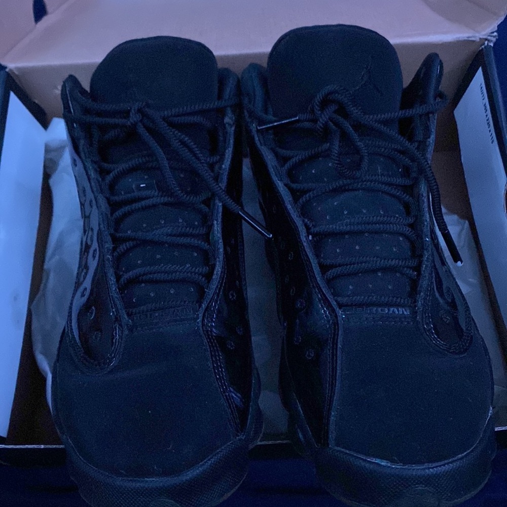 BLACK AIR JORDAN 13 RETRO (GS) - Picture 2 of 5